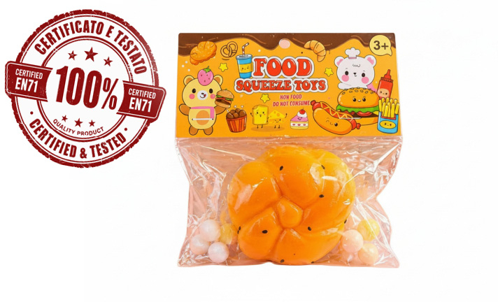 SQUISHY EGG YOLK PASTRY (TPR) 7cm In Busta PVC…x384